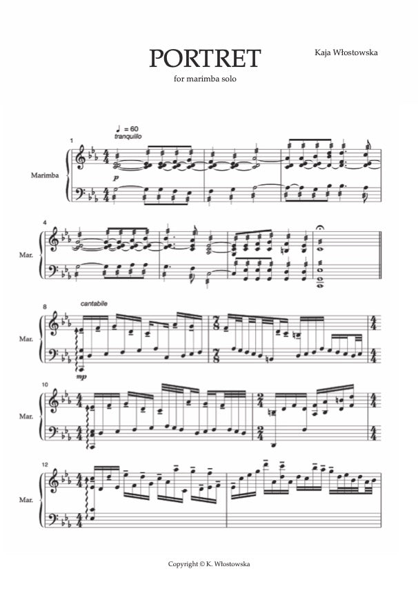 PORTRET - Score - PDF