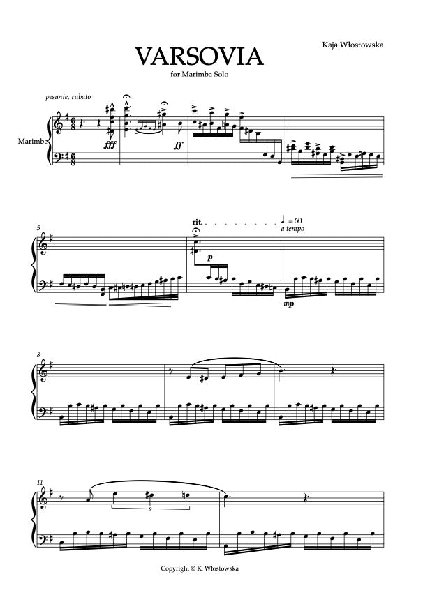 VARSOVIA - Score - PDF