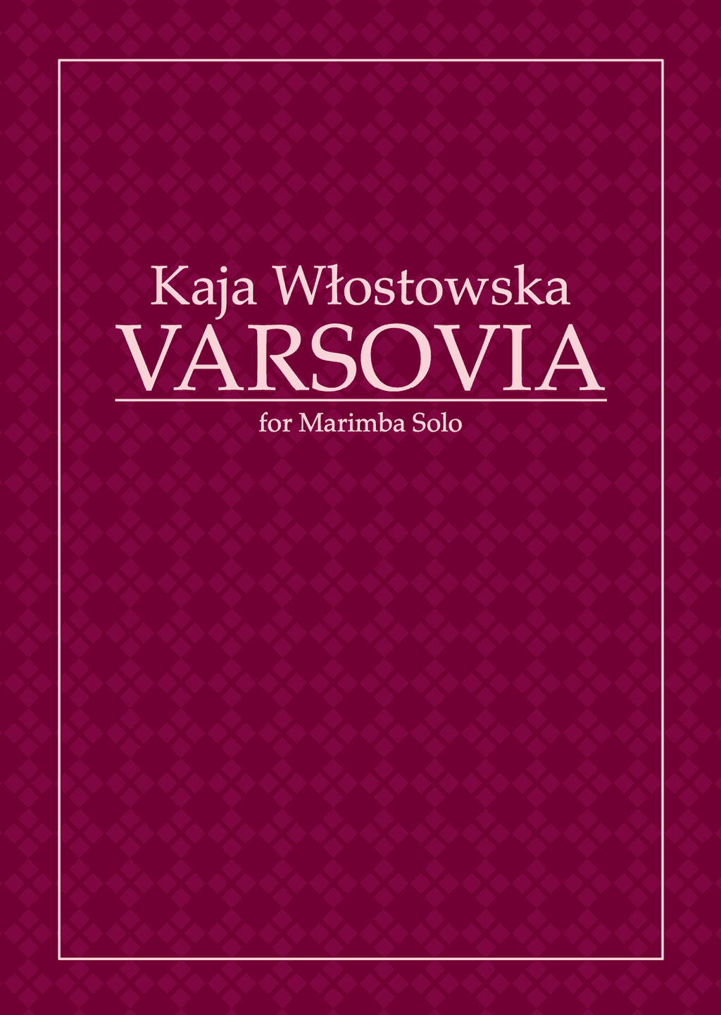VARSOVIA - Score - PDF